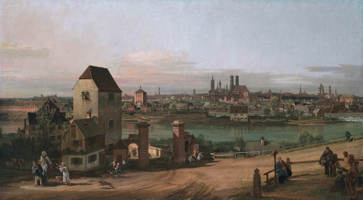 Múnich desde Haidhausen de Bernardo Bellotto