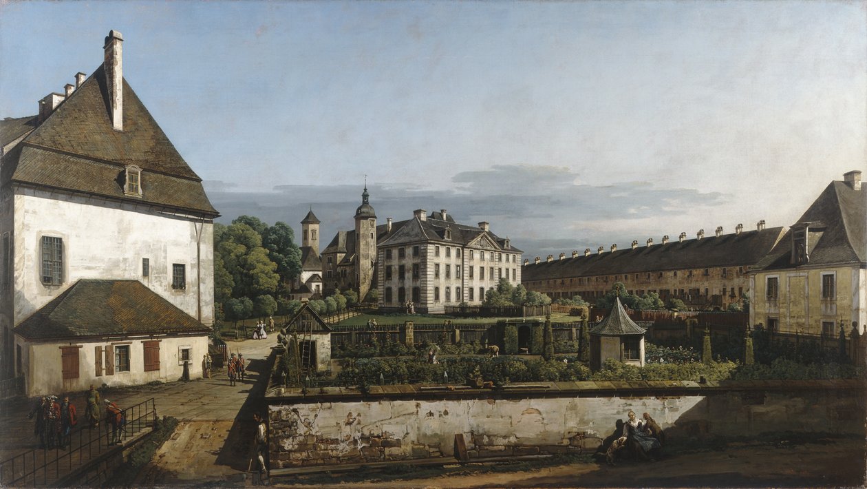 Fortaleza de Konigstein: Patio con la Brunnenhaus de Bernardo Bellotto