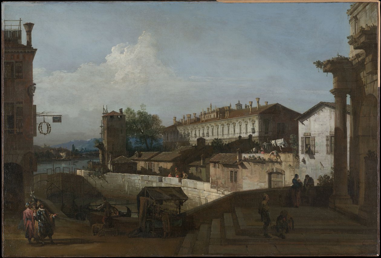 La esclusa de Dolo de Bernardo Bellotto