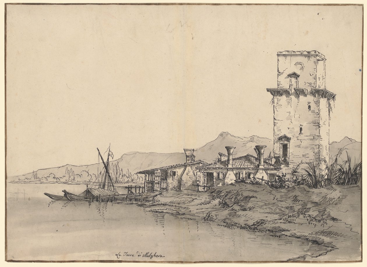La torre de Marghera de Bernardo Bellotto