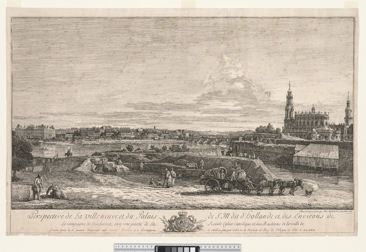 Vista de Dresde de Bernardo Bellotto