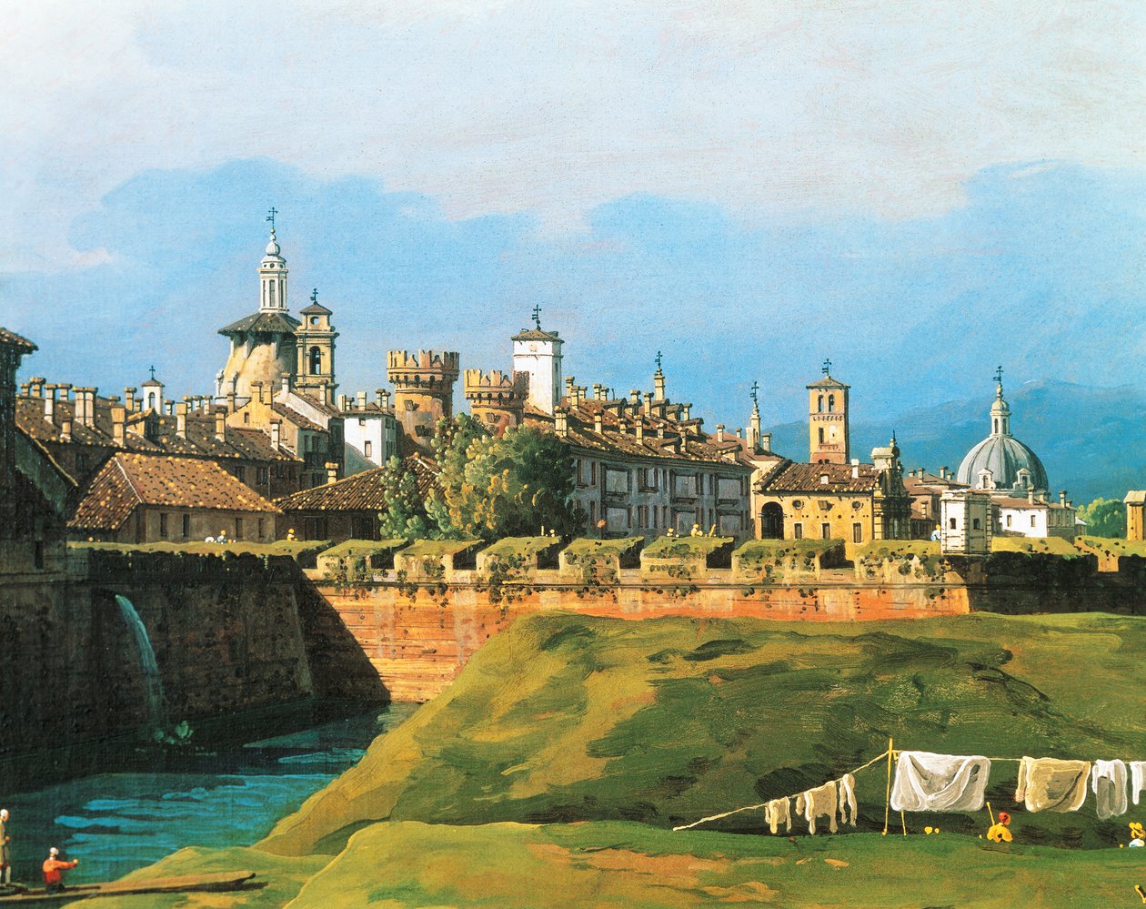 Vista de Turín desde el lado del Jardín Real de Bernardo Bellotto