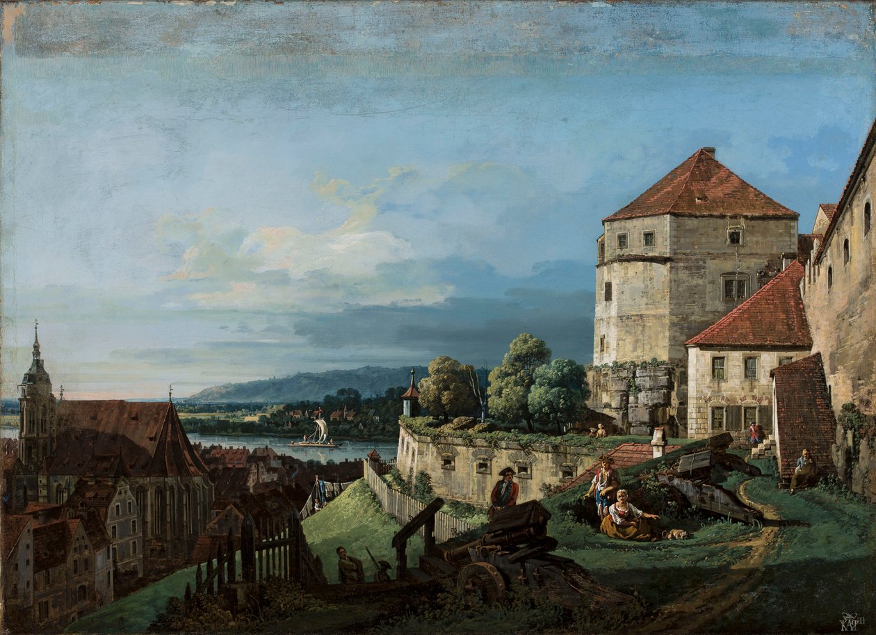 Vista de Pirna, en Sajonia de Bernardo Bellotto