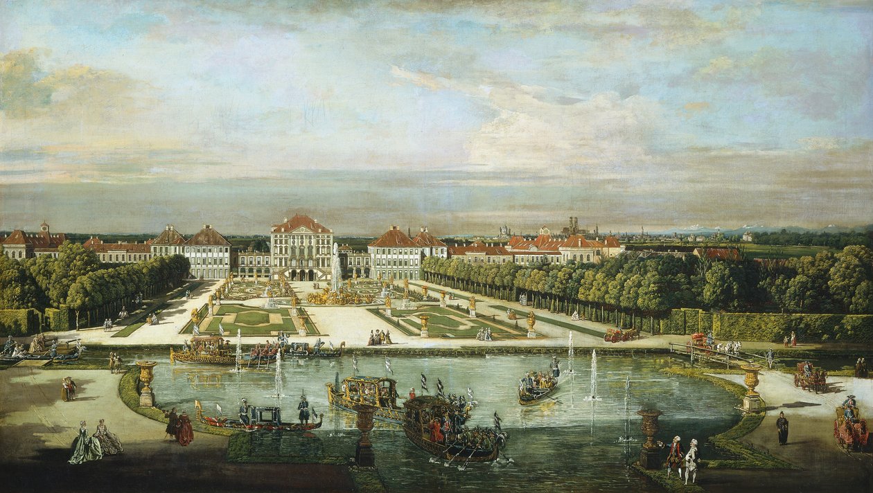 Palacio de Nymphenburg, Múnich de Bernardo Bellotto and Workshop
