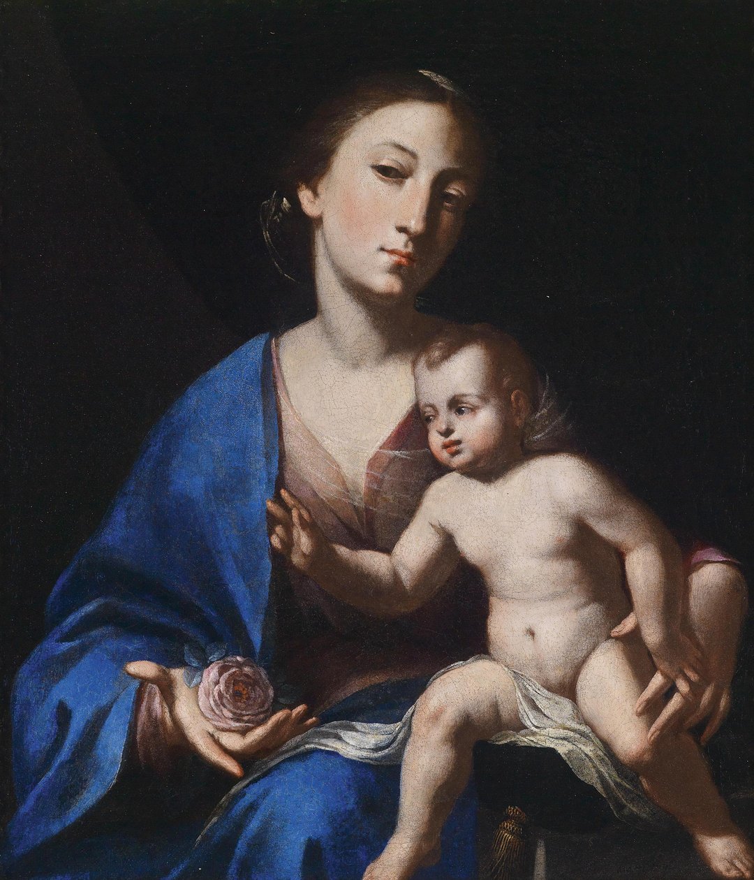 La Virgen y el Niño de Bernardo Cavallino
