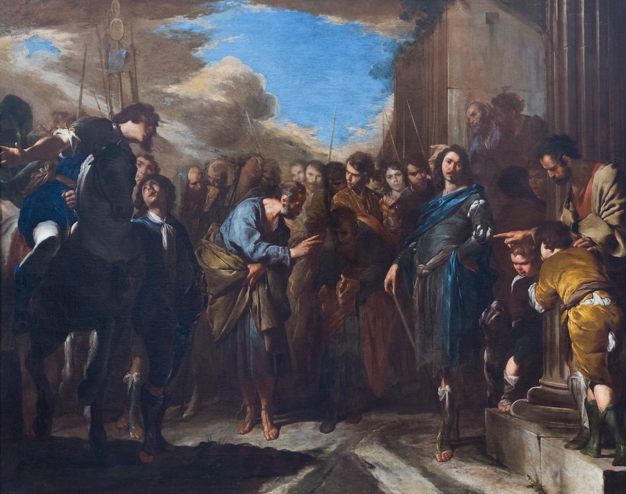 La despedida de San Pedro y San Pablo de Bernardo Cavallino