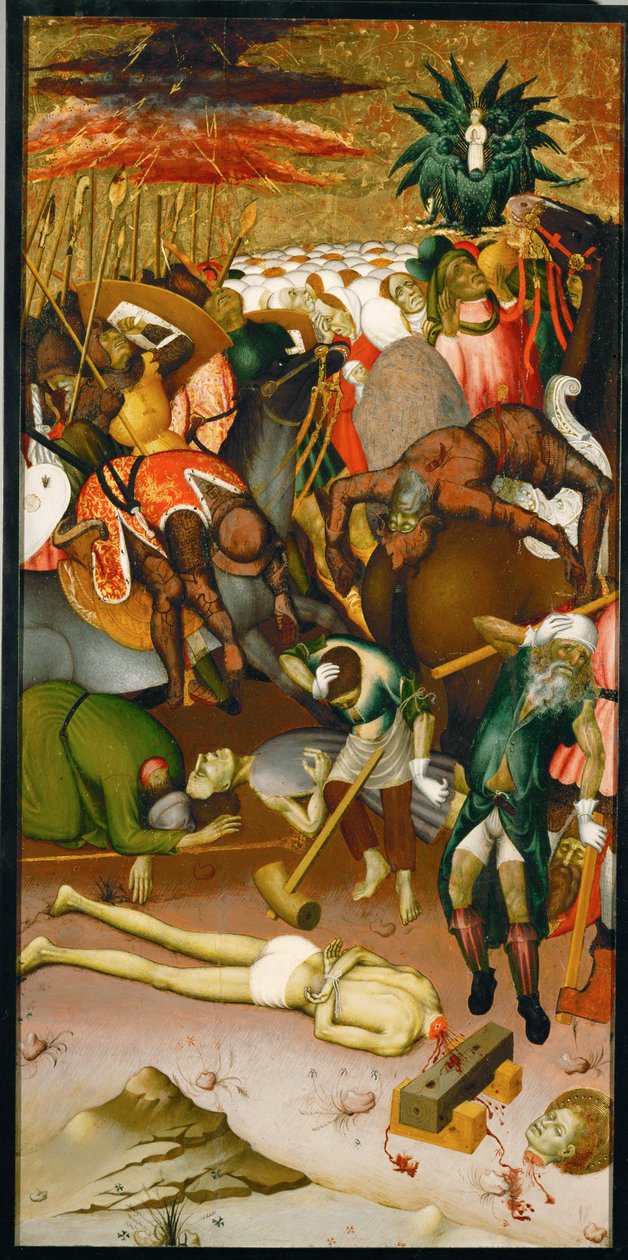 Cuatro escenas del martirio de San Jorge ... de Bernardo Martorell