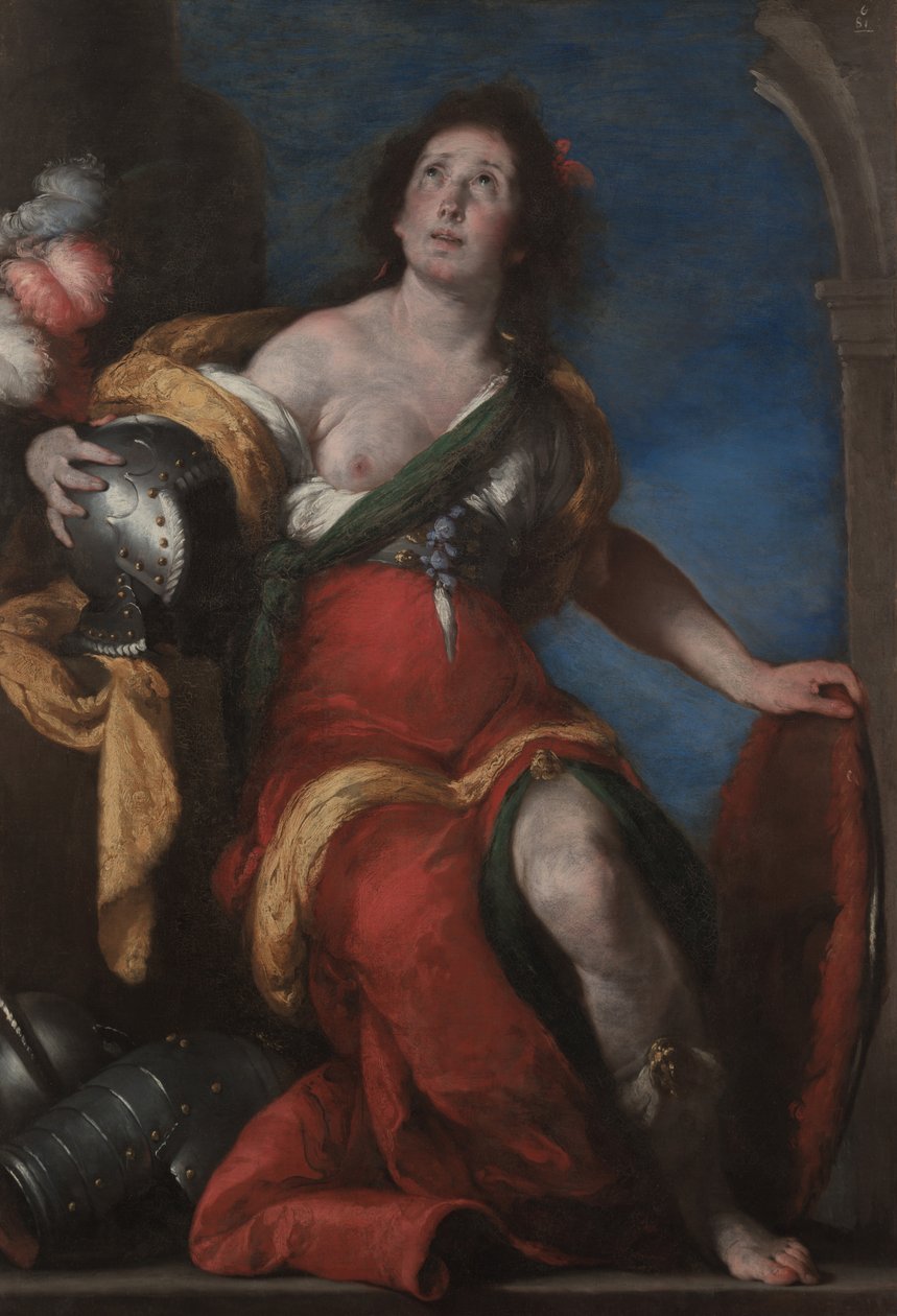 Figura Alegórica, c.1636 de Bernardo Strozzi