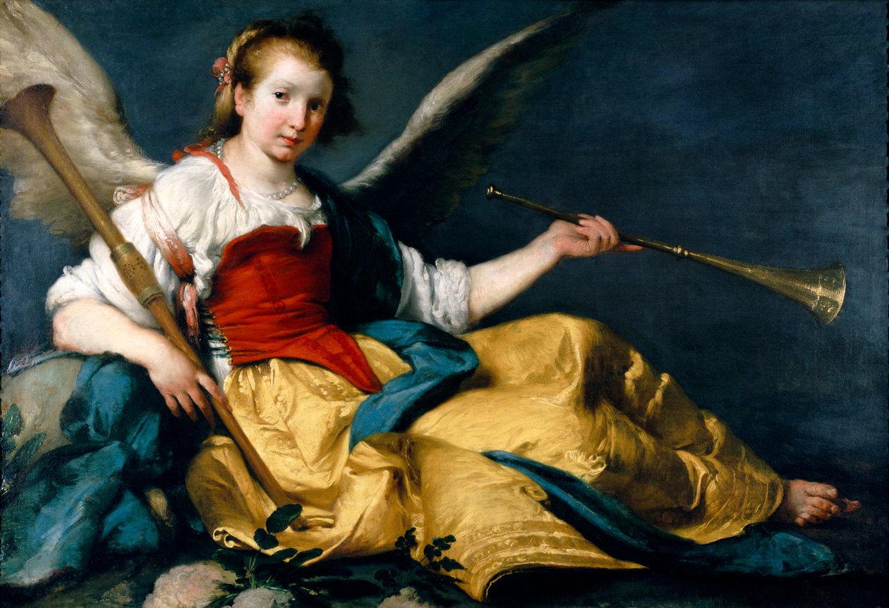 Una alegoría de la fama de Bernardo Strozzi