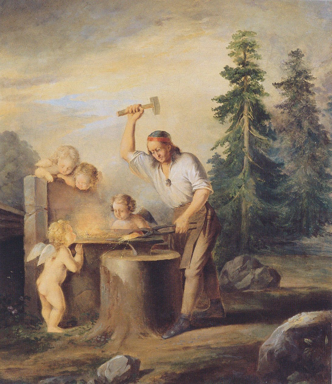 Ilmarinen forja el Sampo de Berndt Godenhjelm