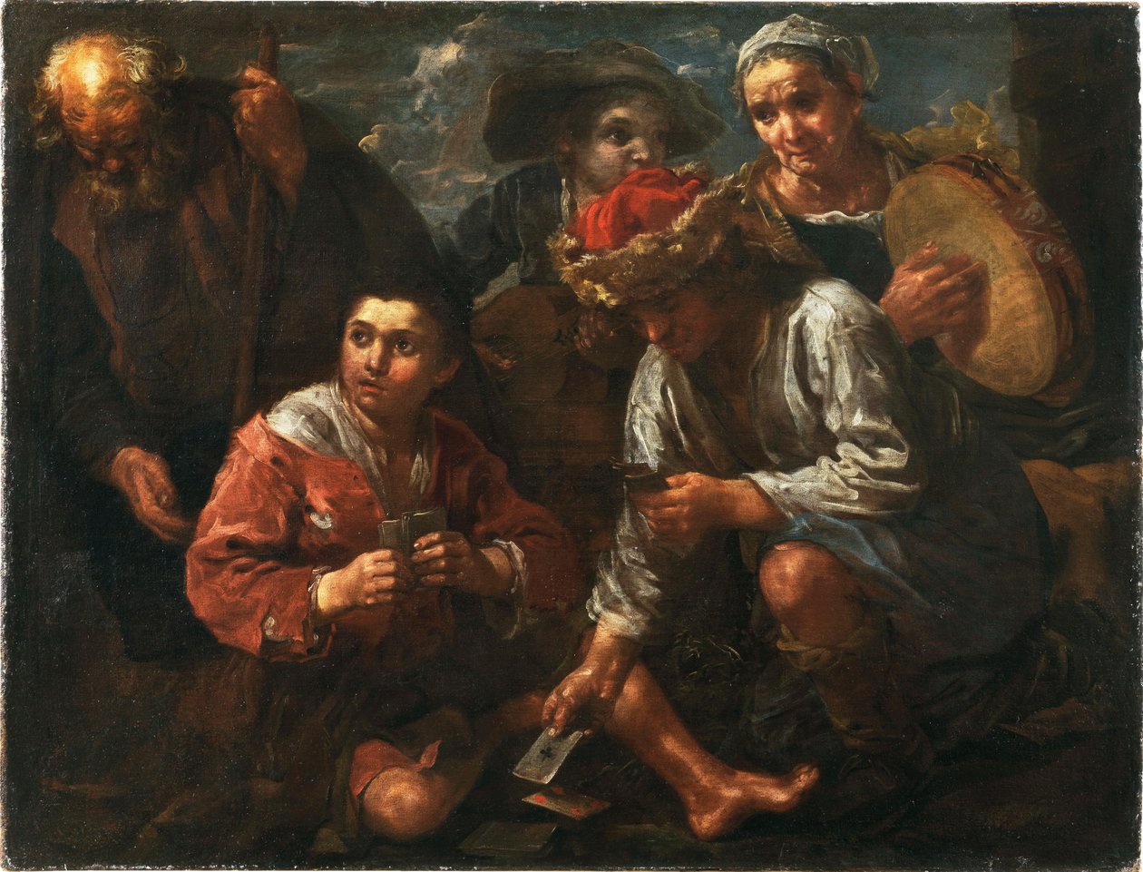 Jugadores de cartas de Bernhard Keil