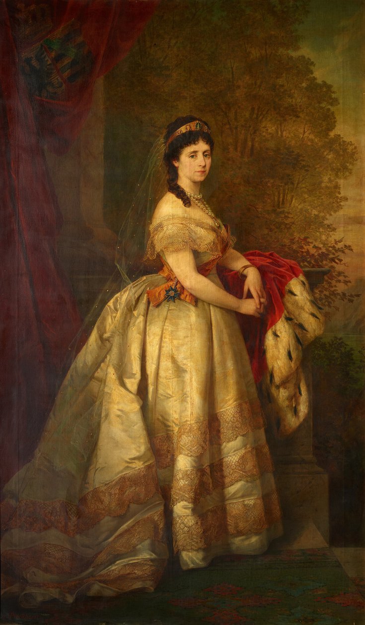 Alemán: Retrato de la emperatriz Augusta de Bernhard Plockhorst