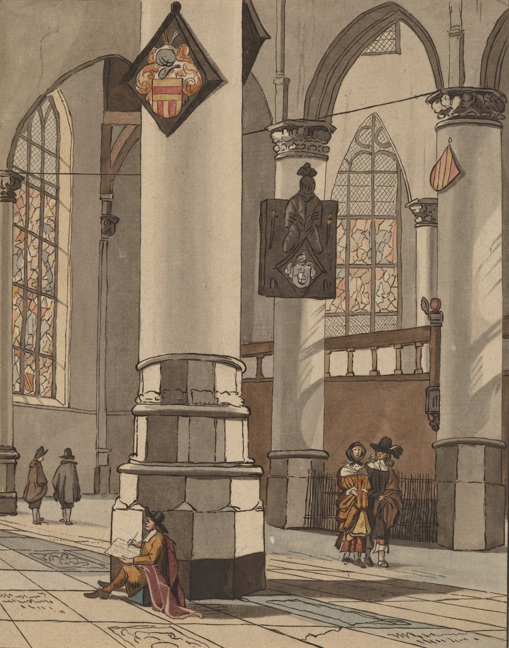 Interior de la iglesia de Bernhard Schreuder