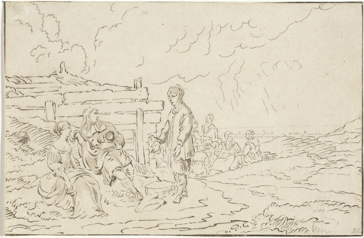 Compañía en las dunas de Bernhard Schreuder