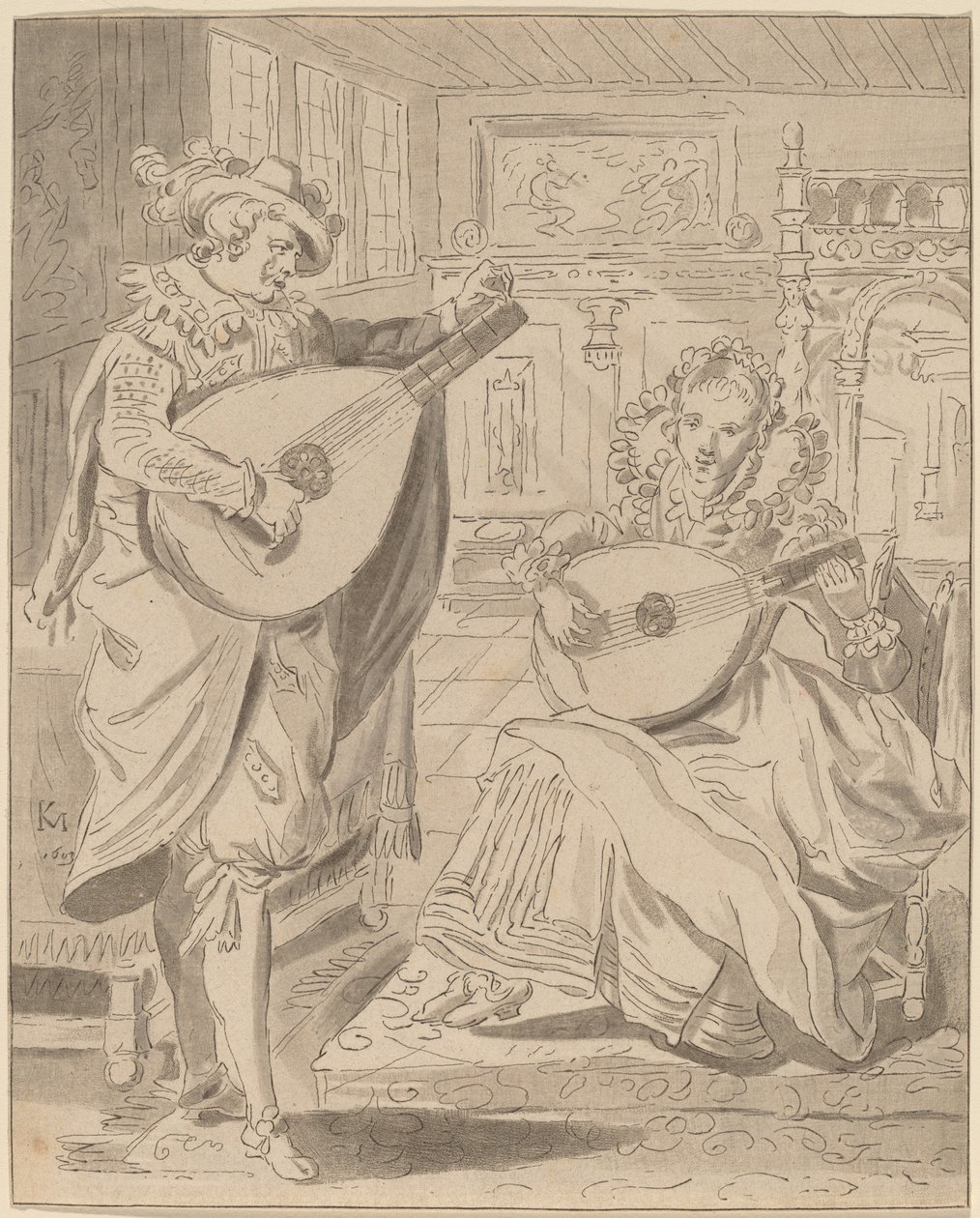 Compañía Musical, 1772, publicado en 1774 de Bernhard Schreuder