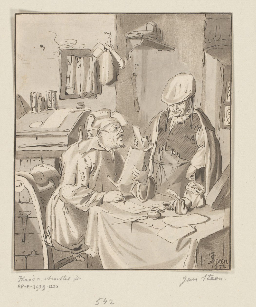 Autor de una carta de Bernhard Schreuder