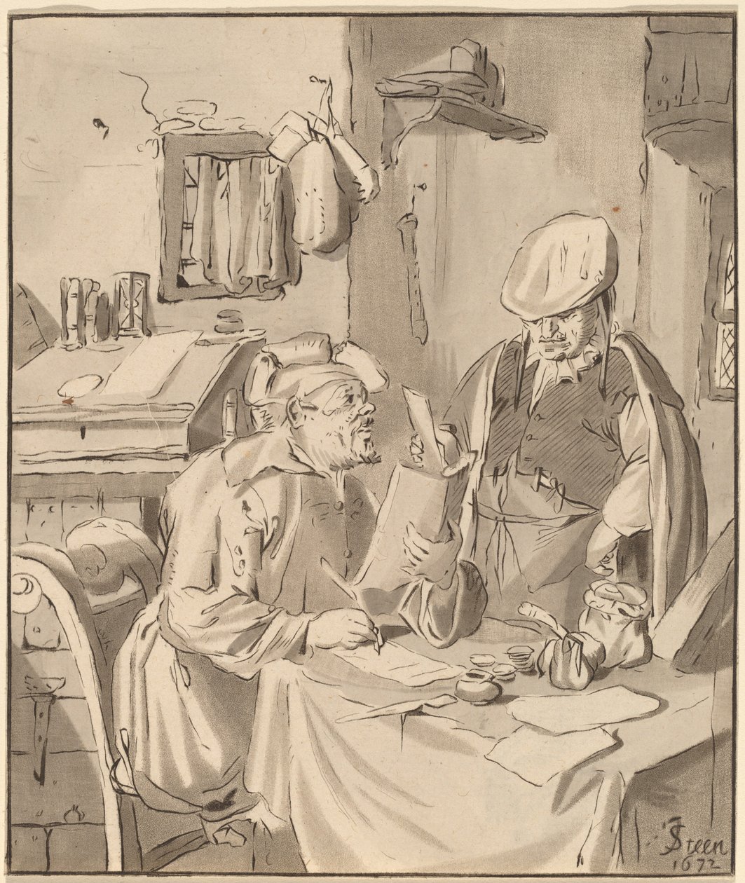 El coleccionista, 1777, publicado 1786 de Bernhard Schreuder