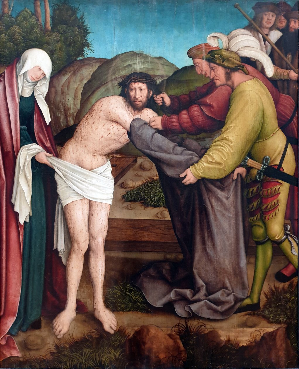 Alemán: Die Entkleidung Christi El disfraz de Cristo de Bernhard Strigel