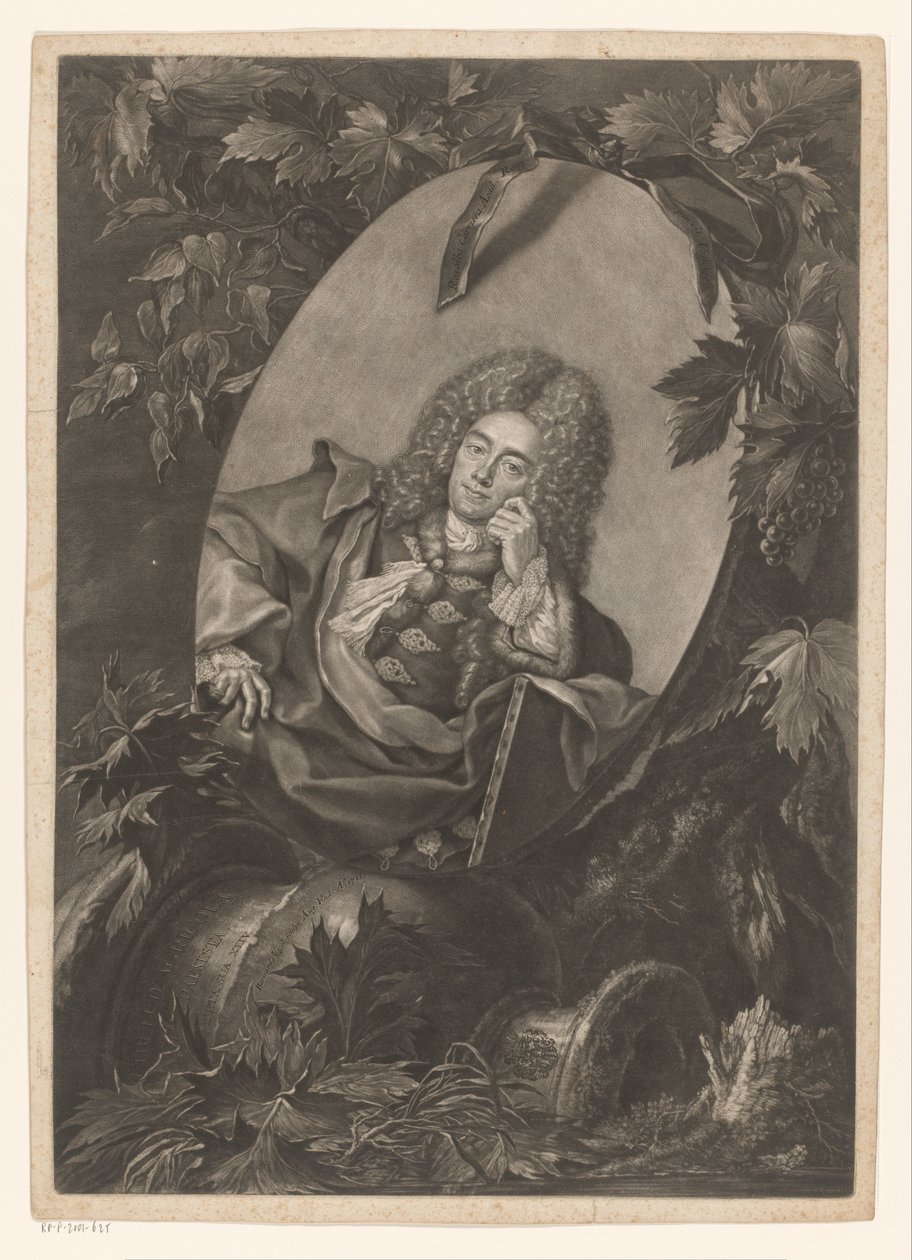 Portarretrato de Christoph Ludwig Agricola de Bernhard Vogel