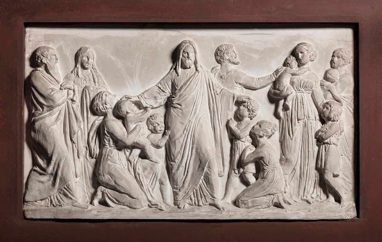 Cristo bendiciendo a los niños de Bertel Thorvaldsen