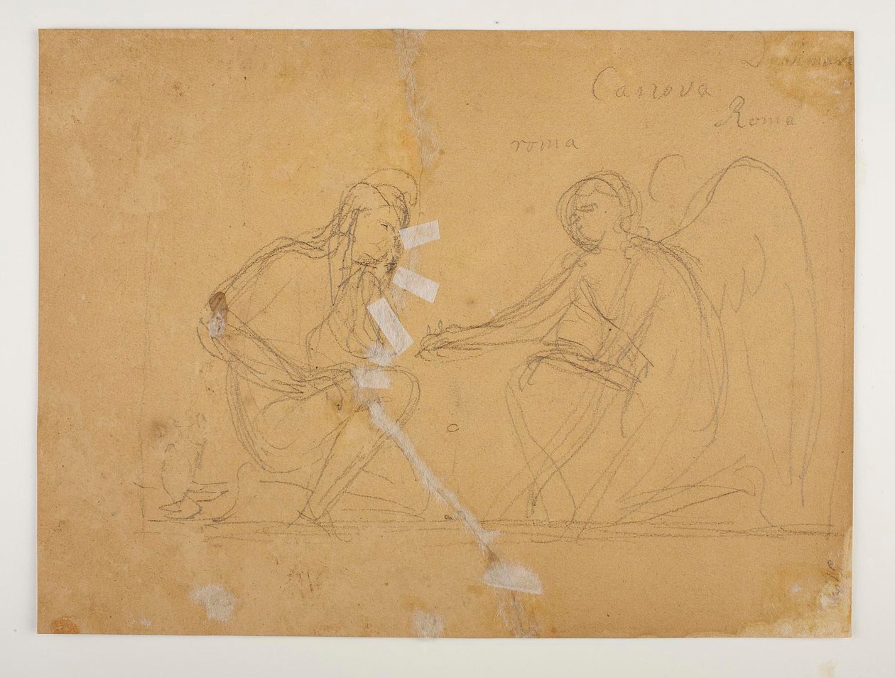 Cupid und Ganymede spielen Terre de Bertel Thorvaldsen