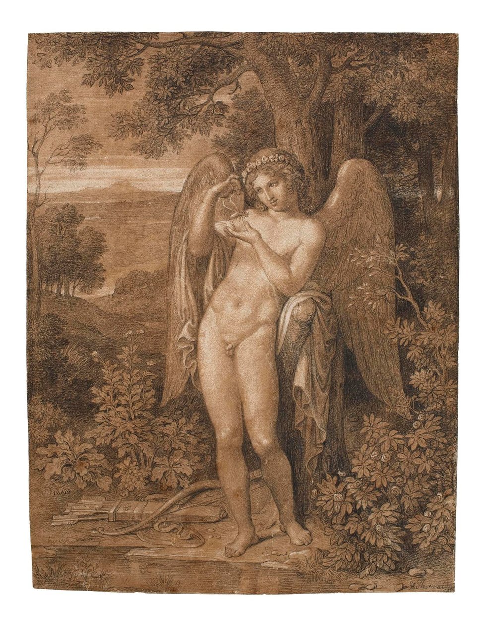 Cupido con una mariposa de Bertel Thorvaldsen