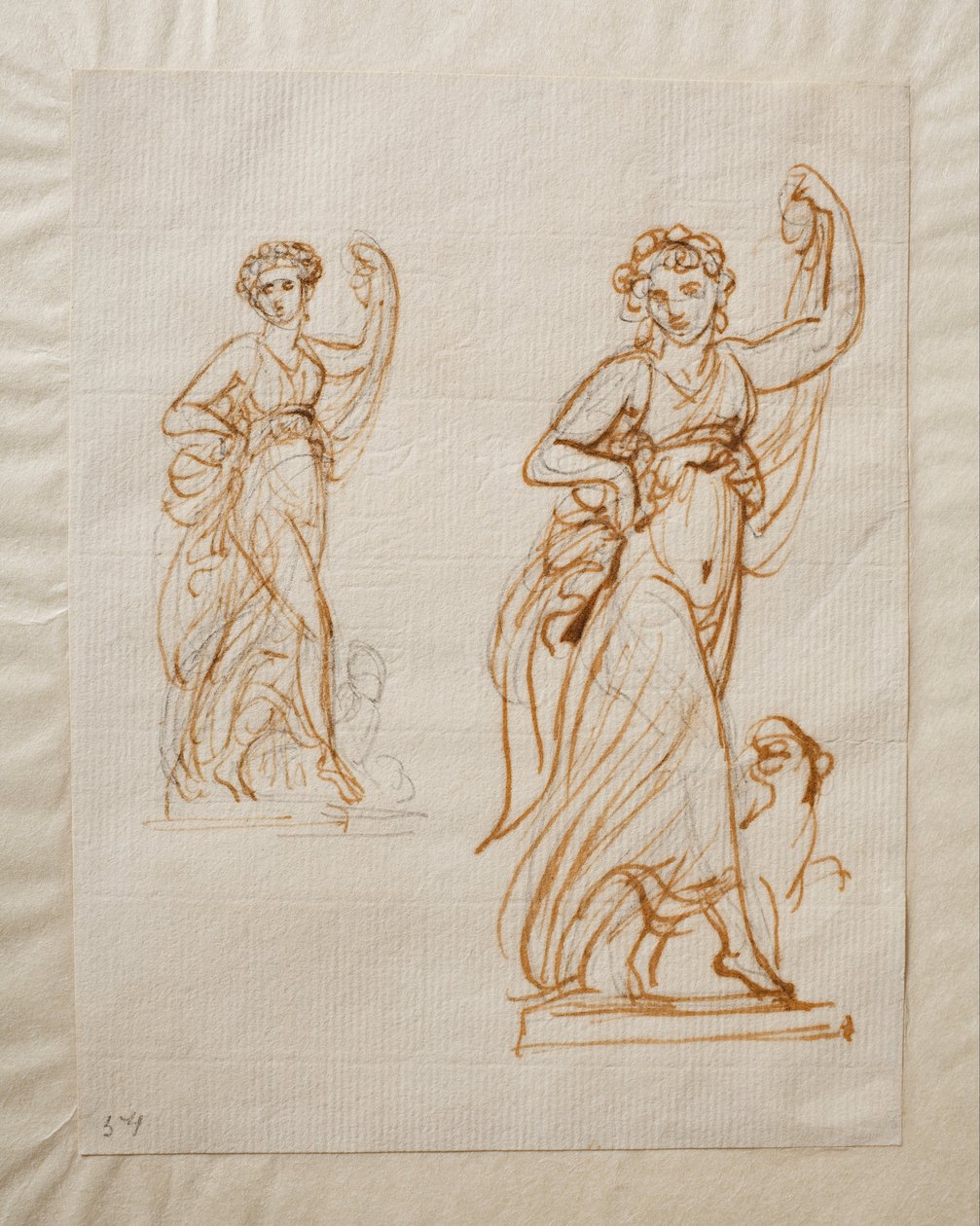 Bailarina (¿Ariadna) con una pantera de Bertel Thorvaldsen