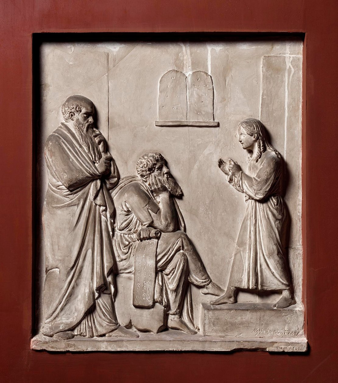 Jesús de niño en el templo de Bertel Thorvaldsen