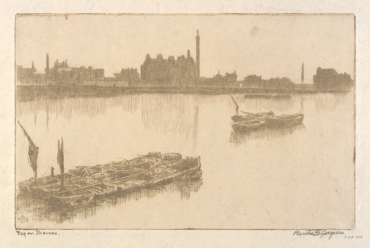 Niebla en el Támesis de Bertha E. Jaques