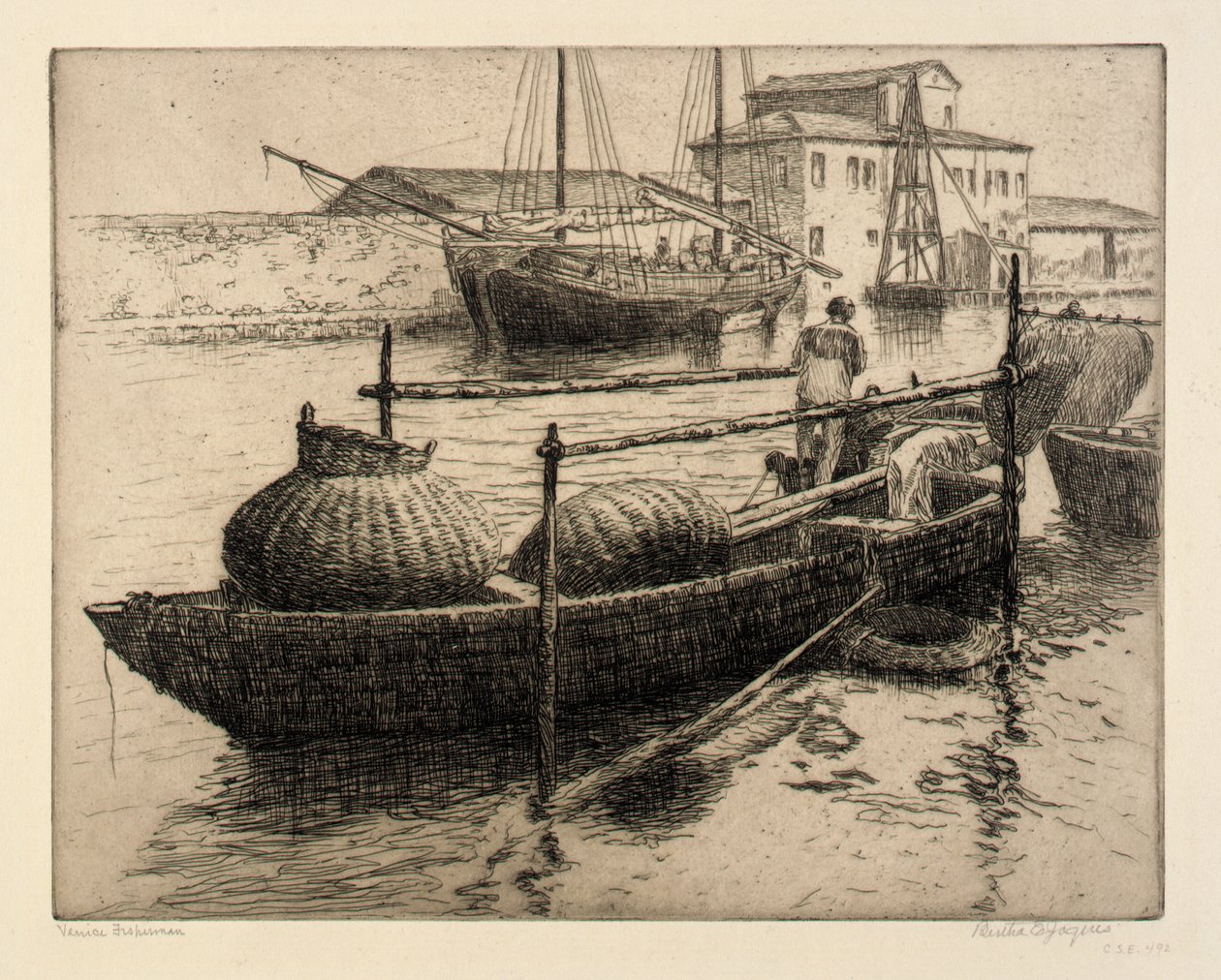 Pescador de Venecia de Bertha E. Jaques