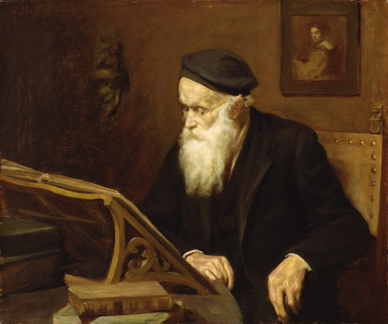 El ratón de biblioteca, 1915 de Bertha Herkomer
