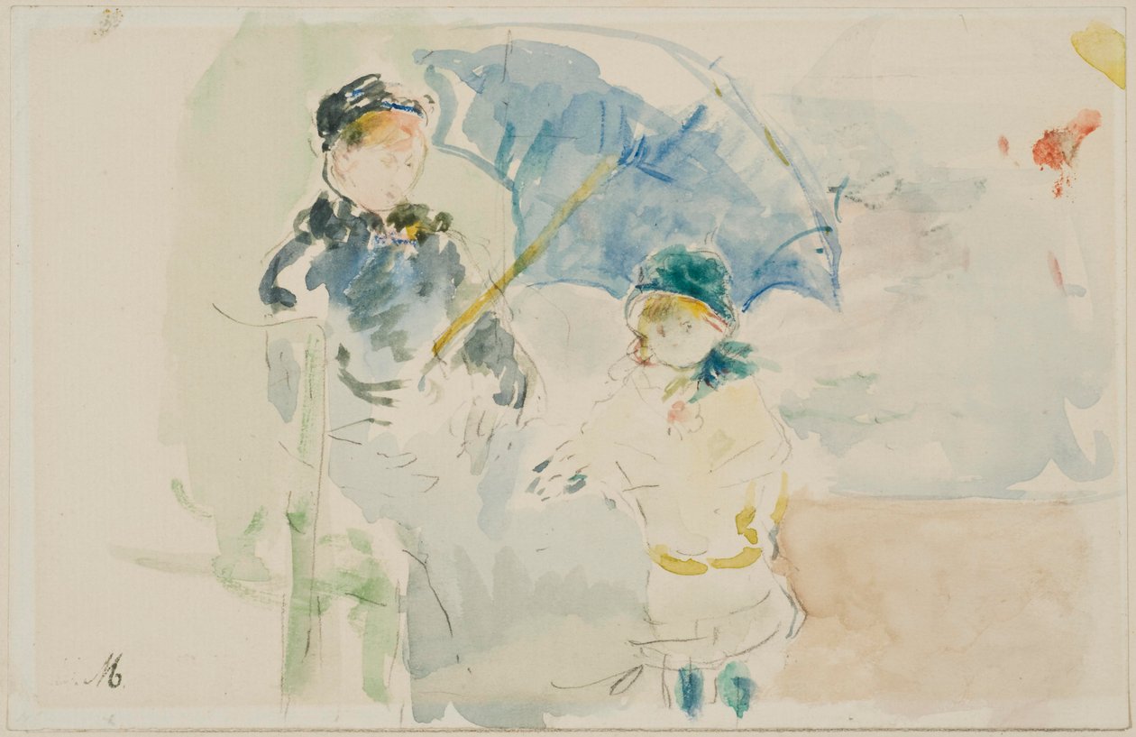 Playa de Niza de Berthe Morisot