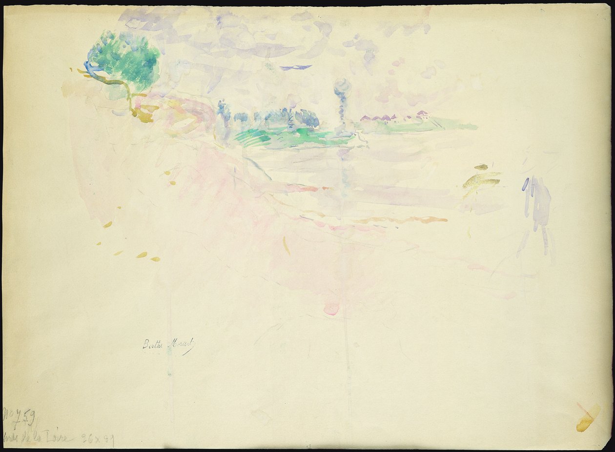 Las orillas del Loira, 1887 de Berthe Morisot