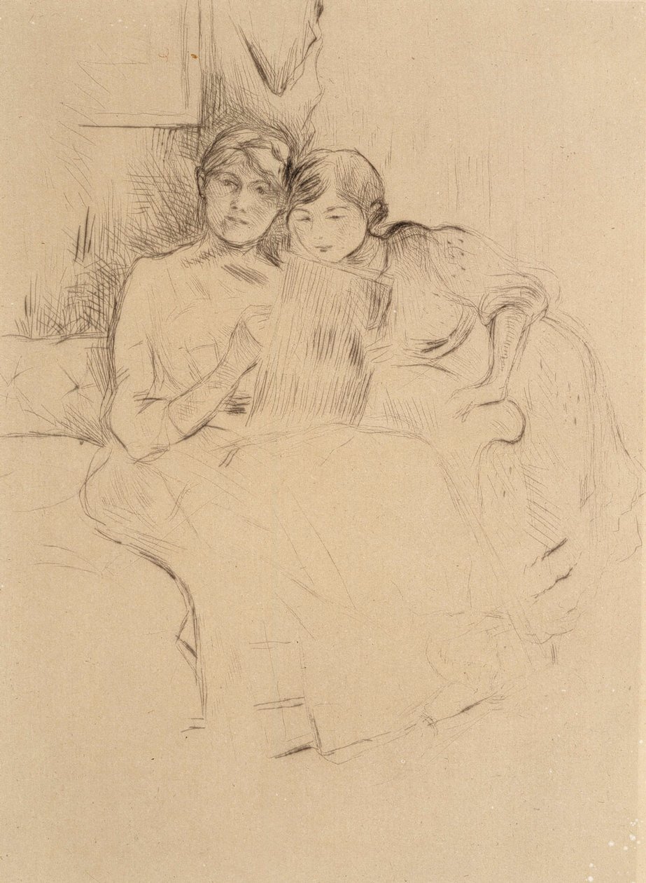 Lección de dibujo de Berthe Morisot