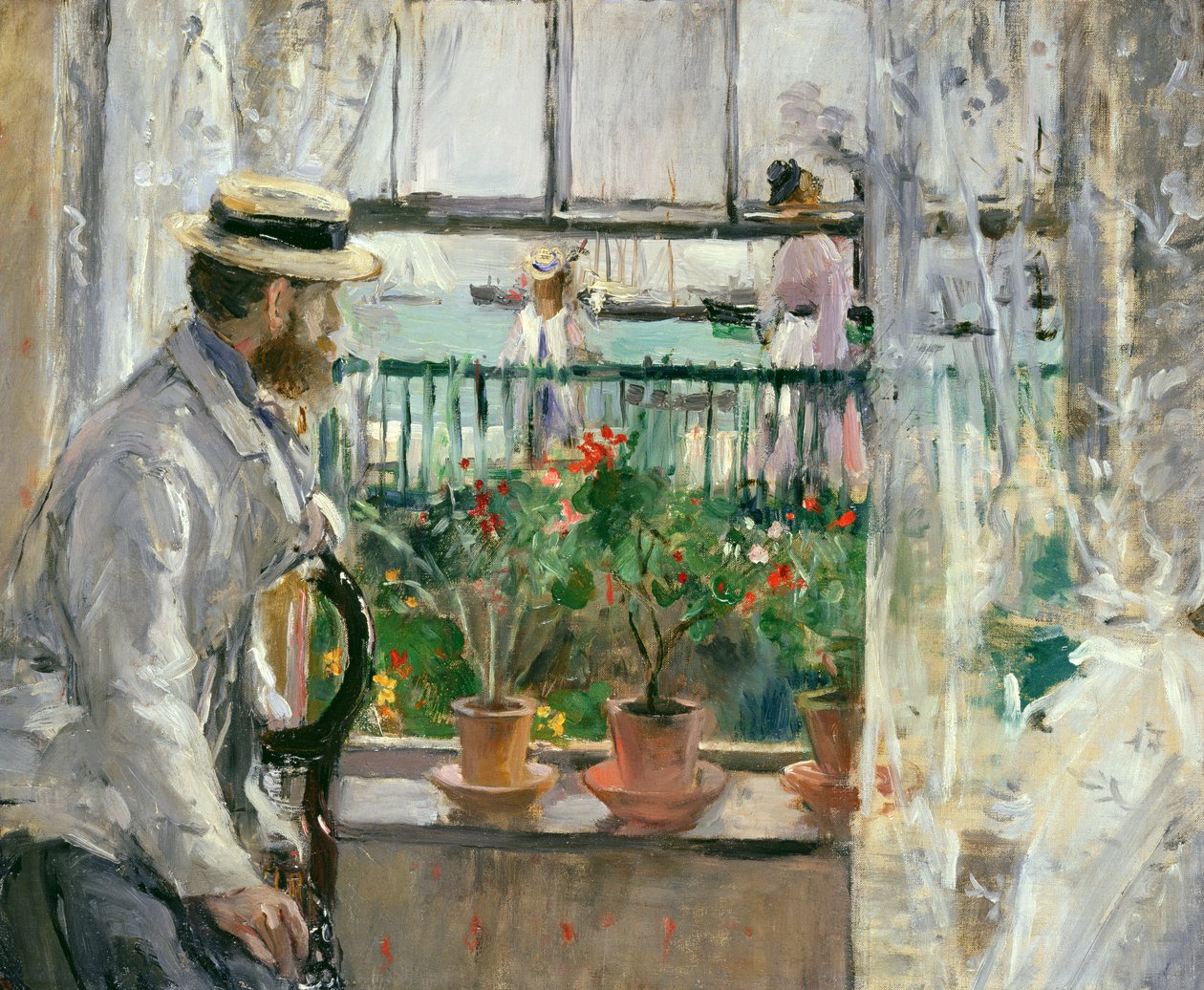 Eugene Manet (1834-92) en la Isla de Wight de Berthe Morisot