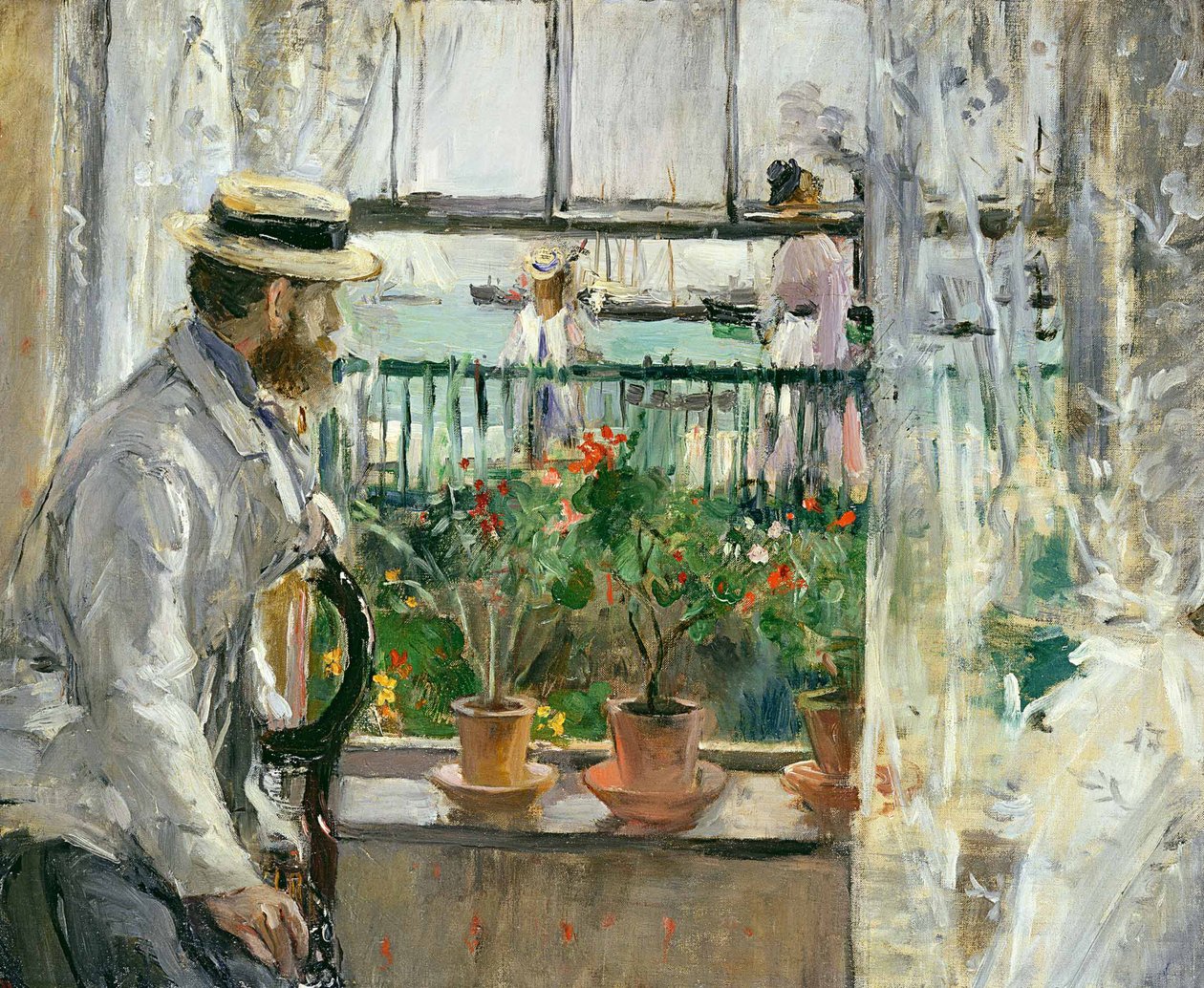 Eugène Manet en la Isla de Wight, 1875 de Berthe Morisot