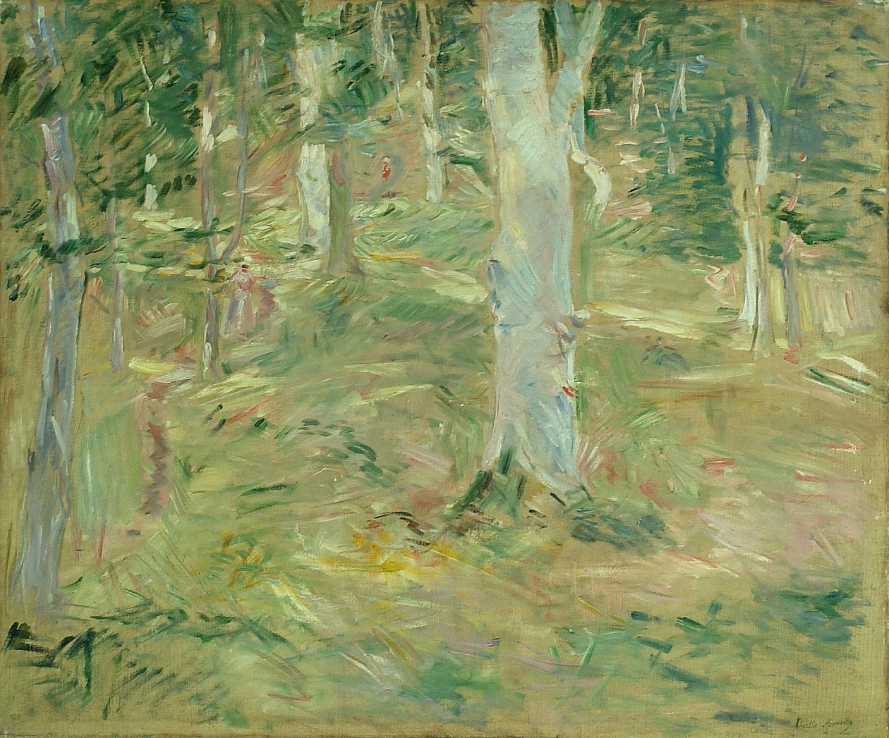 Bosque de Compiègne de Berthe Morisot