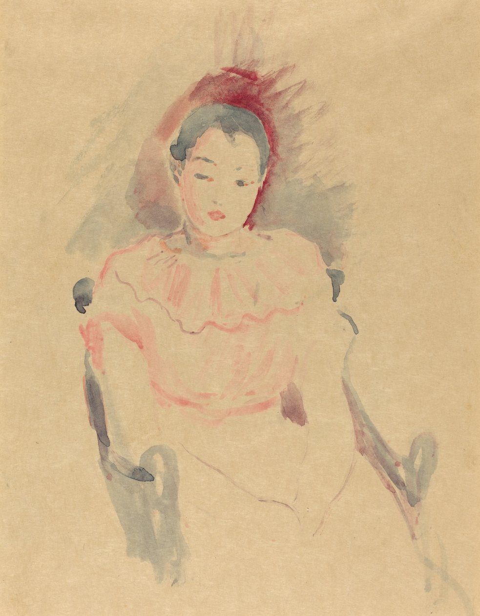 Niña sentada de Berthe Morisot