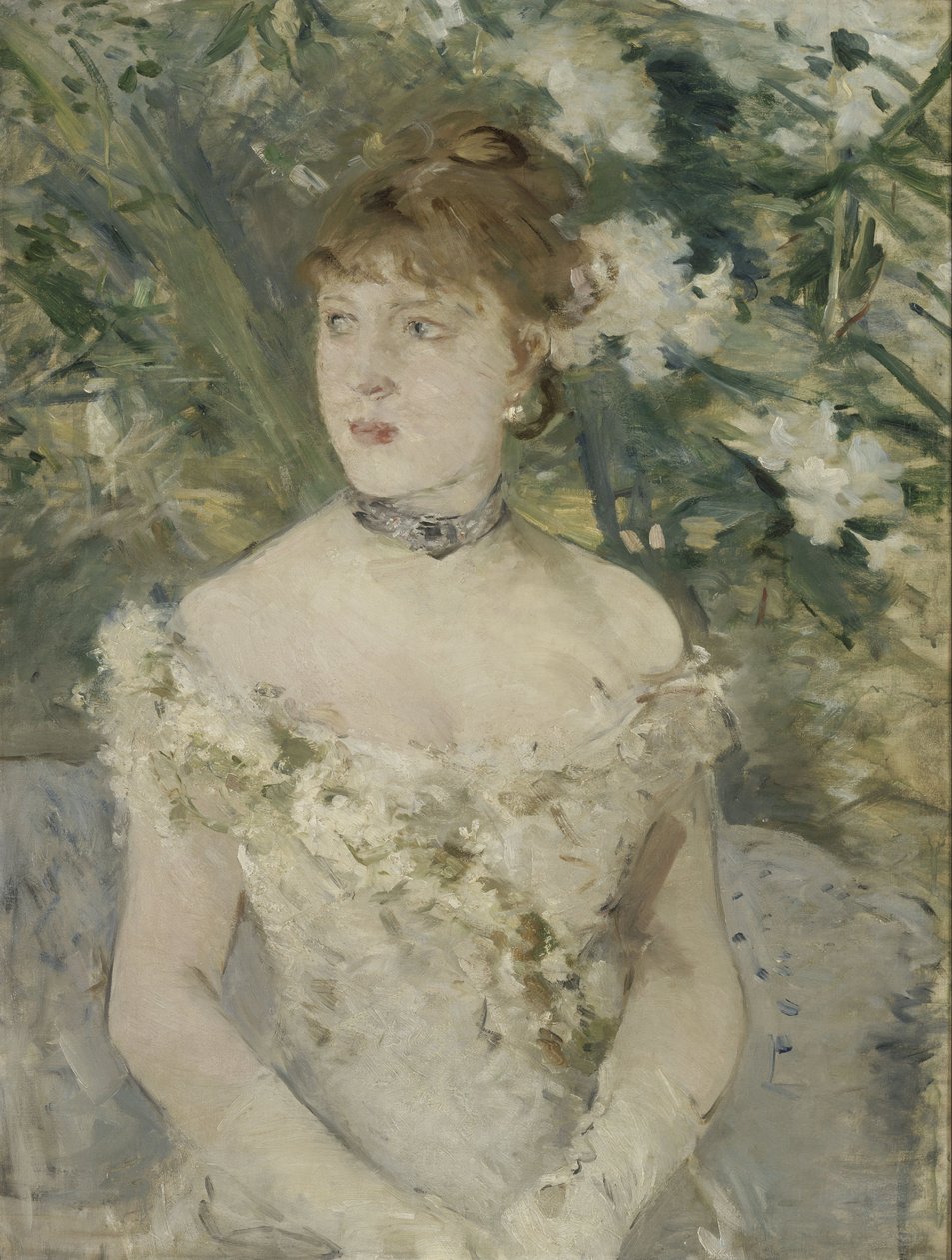 Joven en el baile de Berthe Morisot