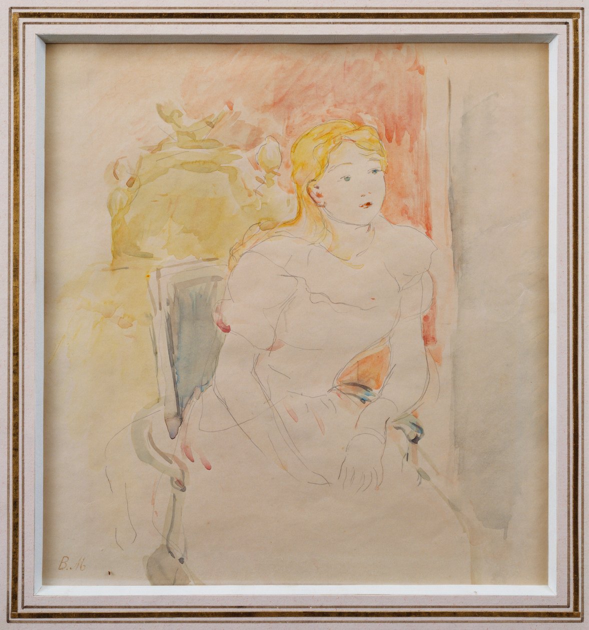 Julie sentada de Berthe Morisot
