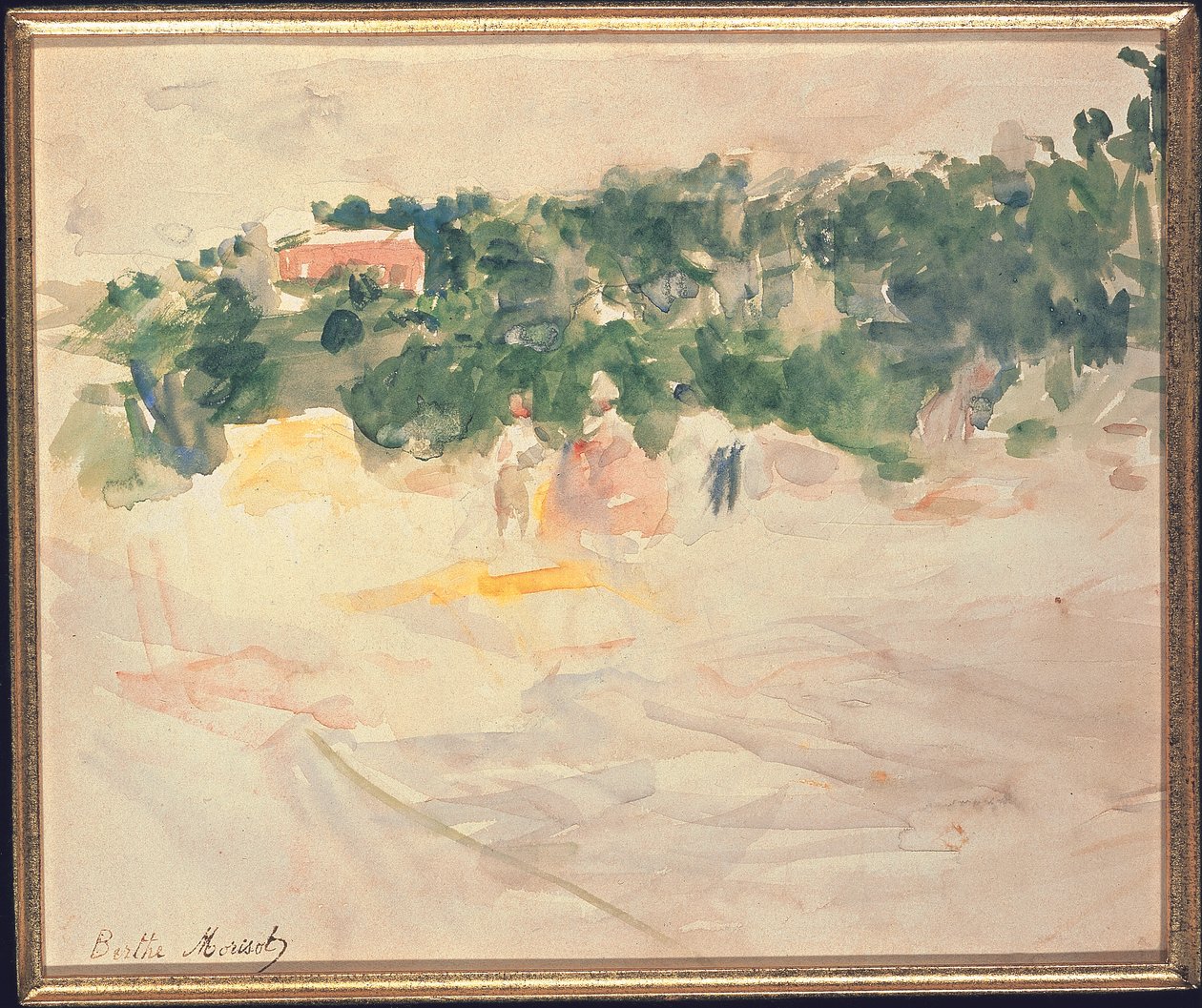La cosecha en Bougival, 1882 de Berthe Morisot