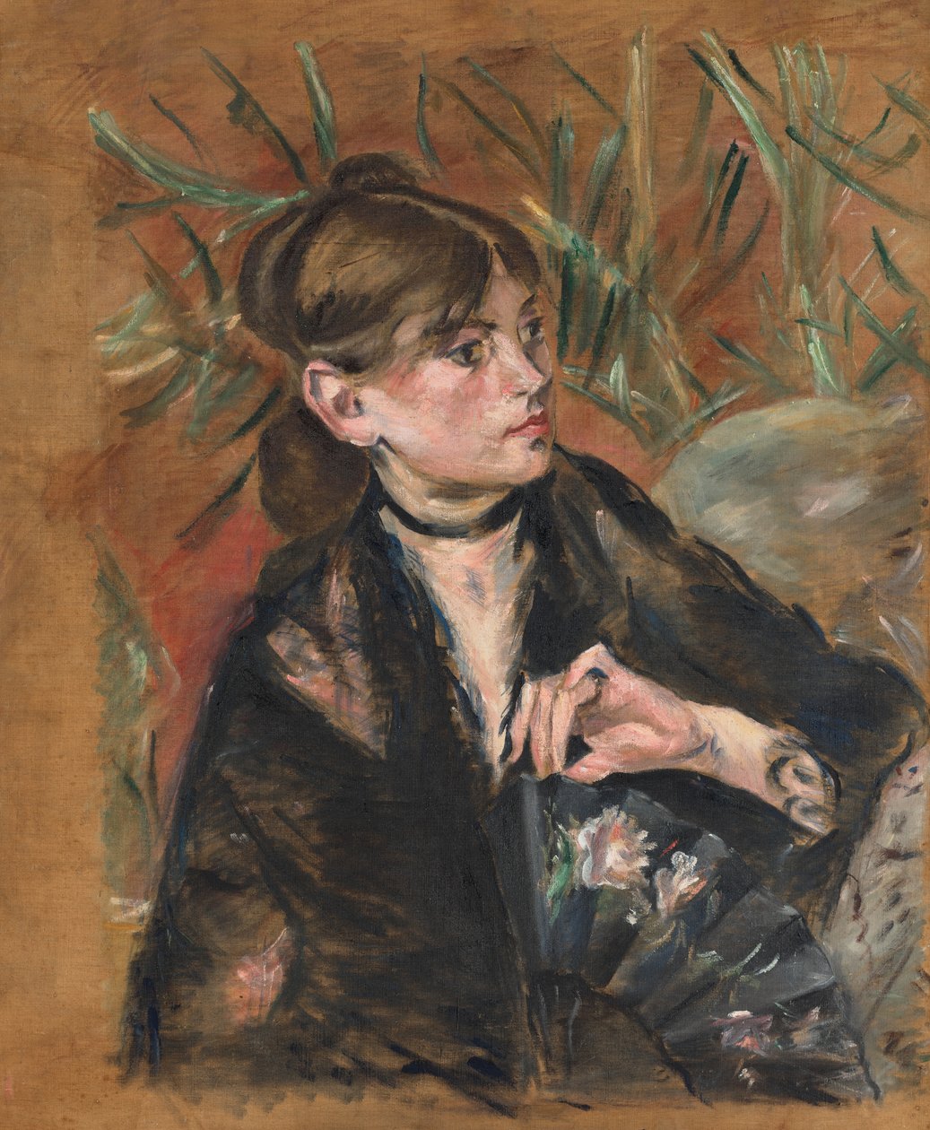 Niña con el pelo rubio de Berthe Morisot