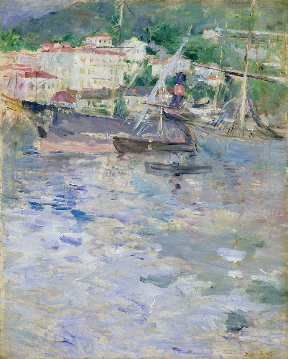 El puerto de Niza de Berthe Morisot