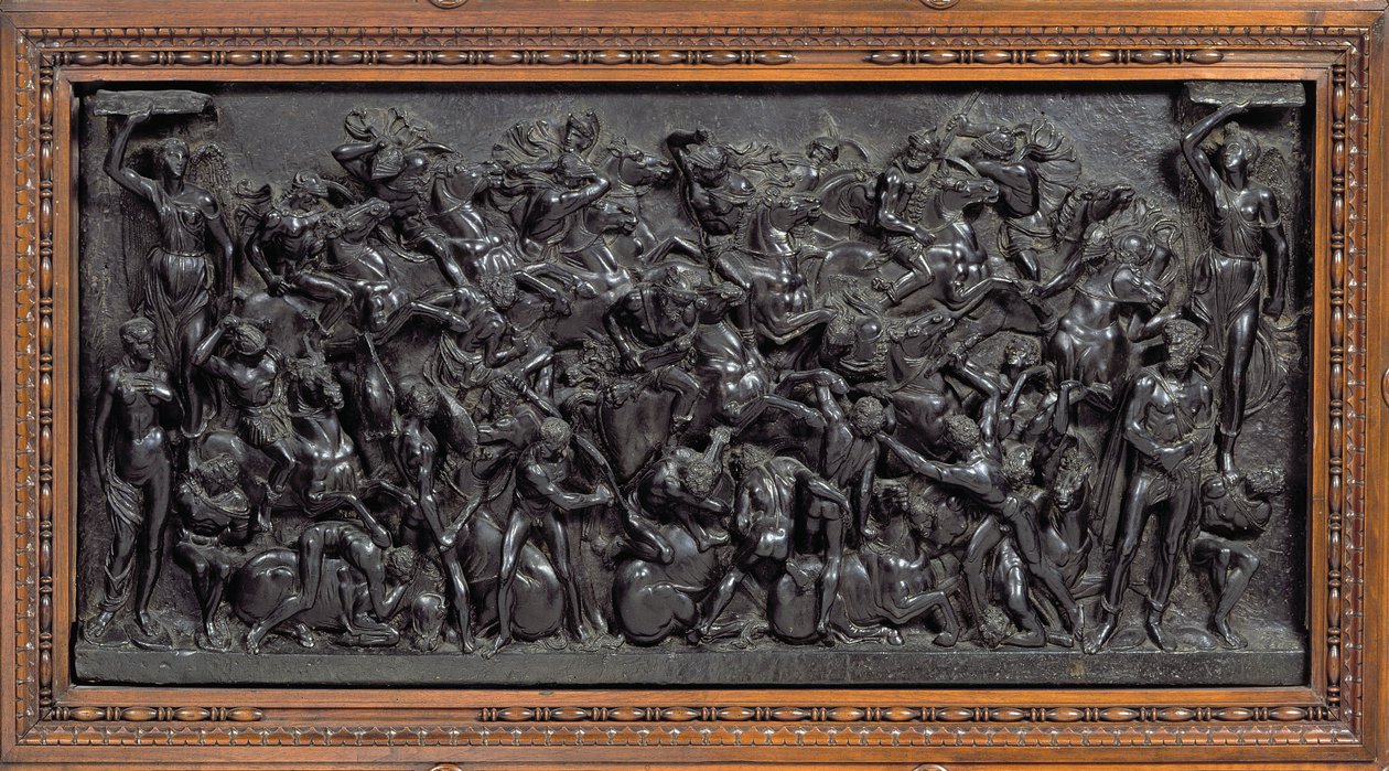 Batalla entre romanos y bárbaros de Bertoldo di Giovanni