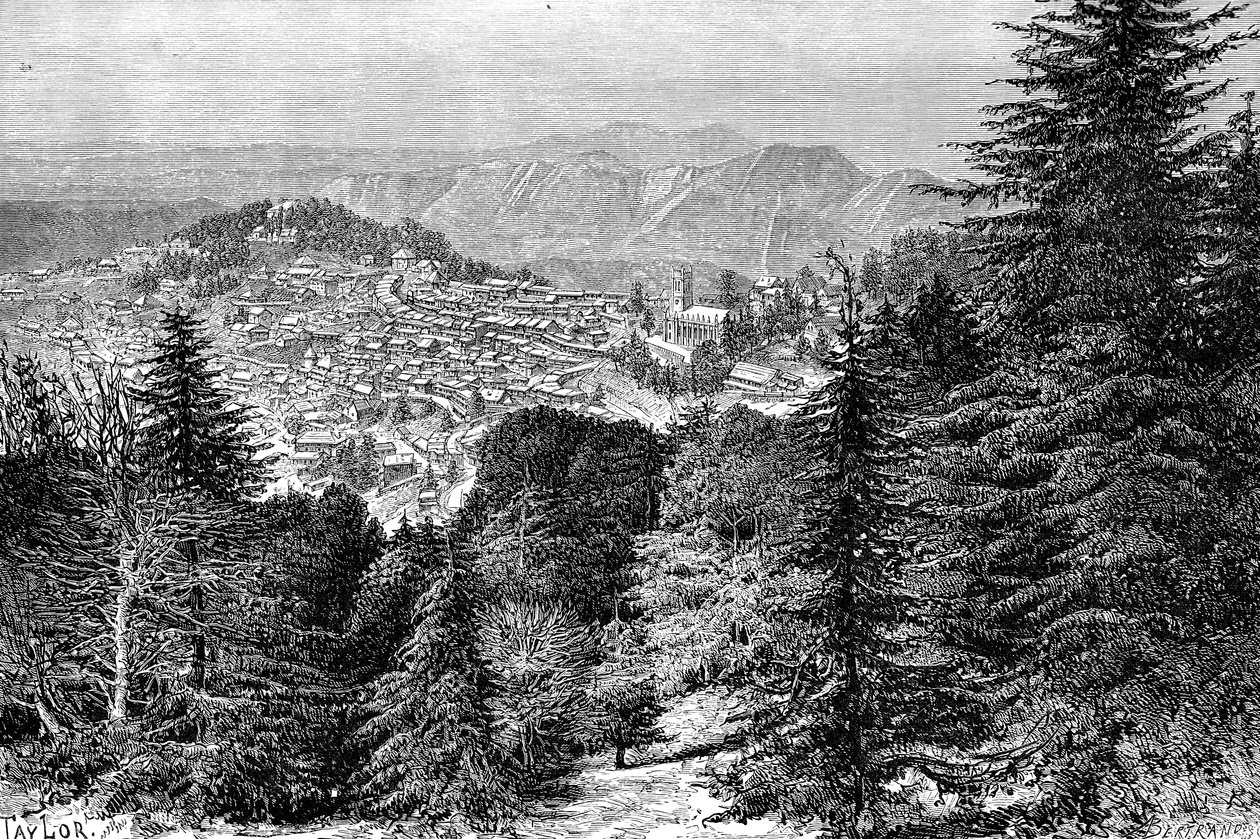 Simla, India, 1895 de Auguste Bertrand