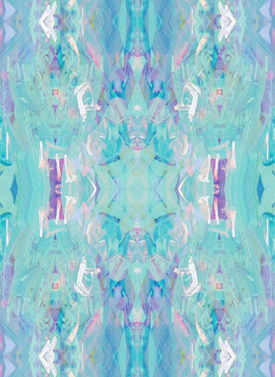 Aqua, 2014 (técnica mixta, impresión digital) de Beth Travers