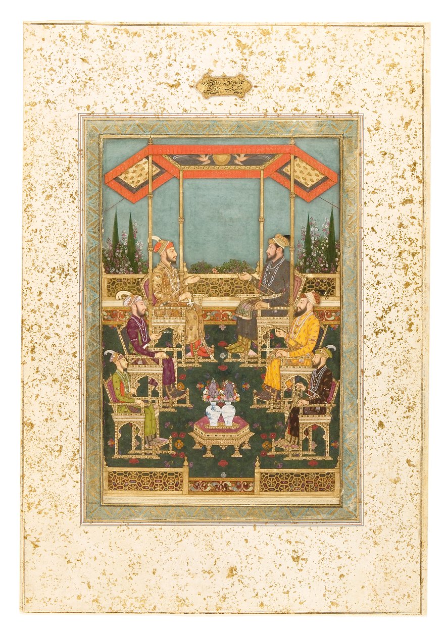 Una Reunión de Príncipes, c.1710 de Bhawani Das