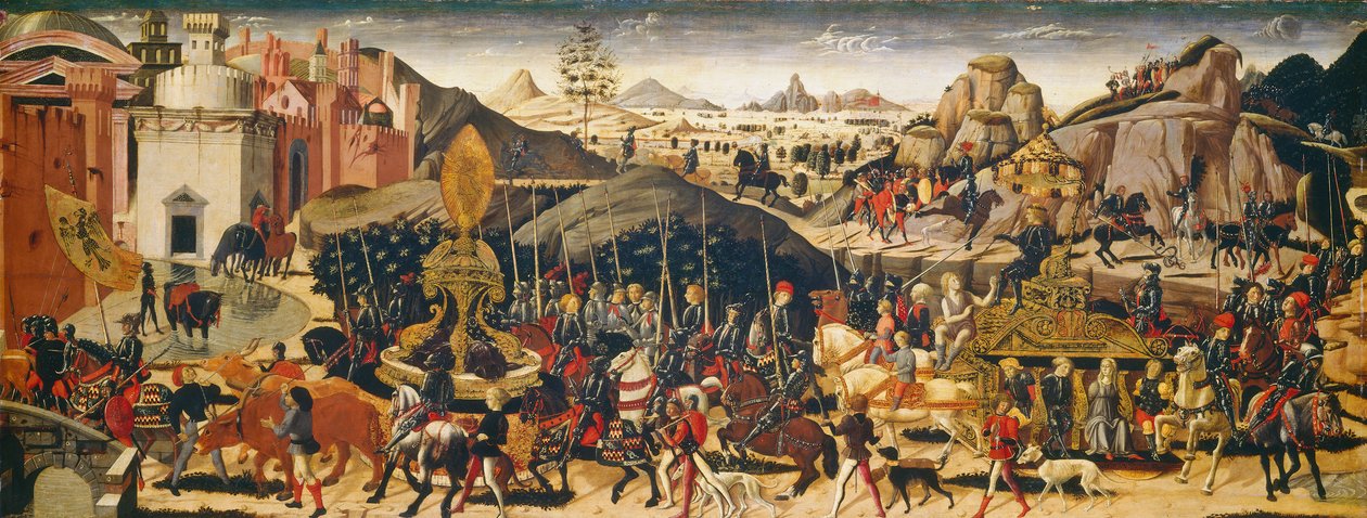 El triunfo de Camilo, c.1470-1475 de Biagio and Workshop d