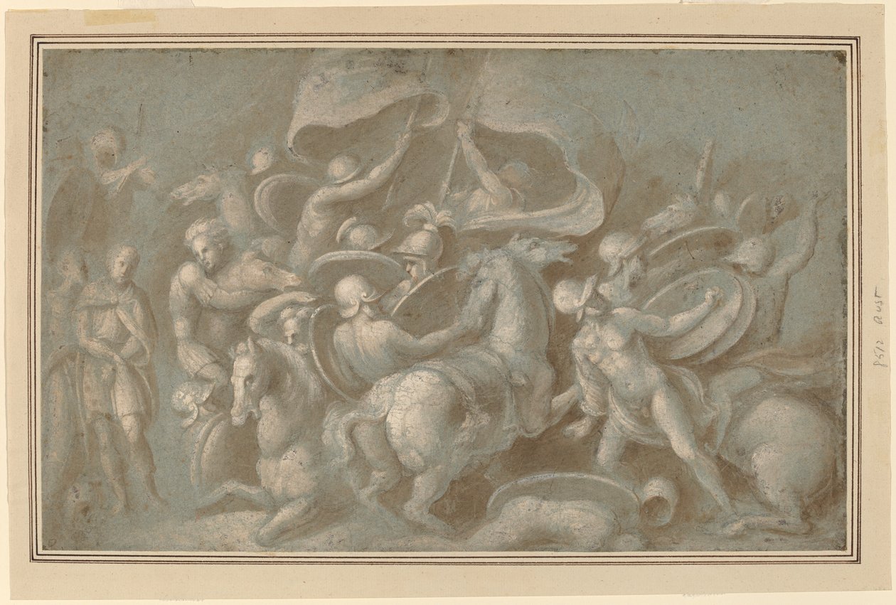 Escena de batalla de Biagio Pupini