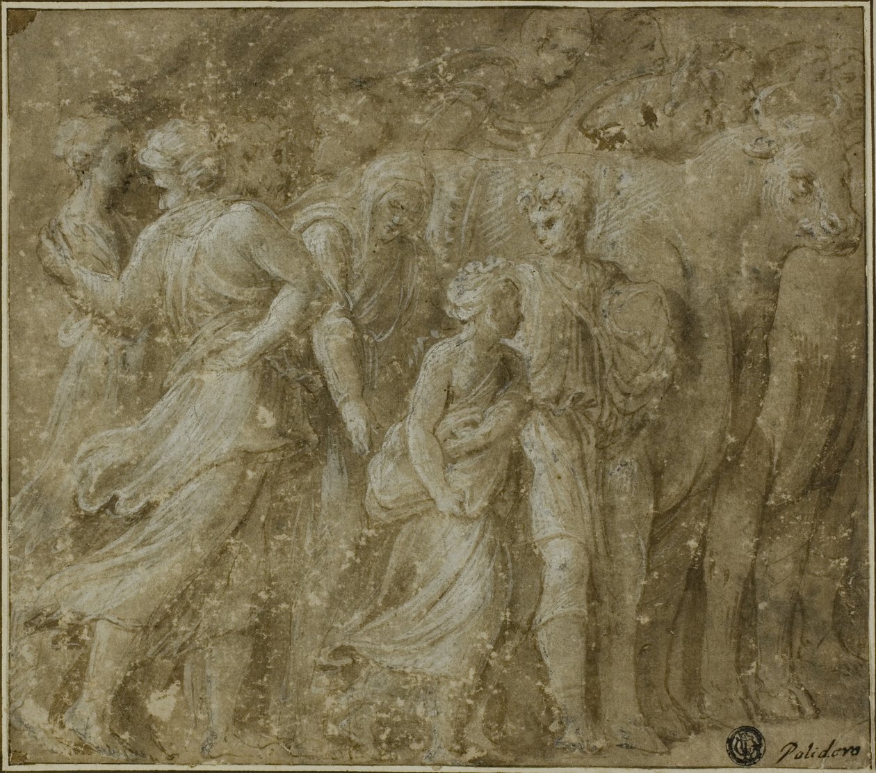 Procesión de figuras y bueyes de Biagio Pupini